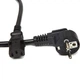 Кабель живлення C13, 220V, 3x1.5, мідь, 1м, Black - зображення 1