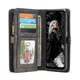 Чехол-кошелек CaseMe Retro Leather для Samsung Galaxy S22 Ultra 5G, Black - изображение 3