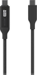 Kabel Ubiquiti USB-C with Charge Display 2 m Black (UACC-CABLE-USB-100W-2M-BK) - obraz 2