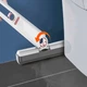 Универсальная мини-швабра Mini Mop с отжимом и сменной насадкой для уборки влаги, пыли и загрязнений, складная и портативная - изображение 4
