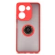 Чохол накладка TPU Color Matte Ring для Tecno Camon 20 / Camon 20 Pro red - зображення 1
