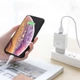 Мережевий зарядний пристрій Hoco C73A 2 Usb 2.4A Lightning 1m, White - зображення 4