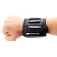 Магнитный браслет Magnetic Wristband на руку для инструментов с 5 магнитными пластинами Blue - изображение 6