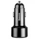 Автомобильное зарядное устройство Baseus (CCMLC20A-01) 6A, 2 USB, Black - изображение 3