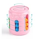 Головоломка спиннер антистресс 3 в 1 Cans Spinner Cube Pink - изображение 2
