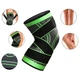 Компрессионный эластичный наколенник для занятий спортом Elastic knee pad 1шт, размер XL - изображение 2