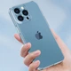 Прозрачный силиконовый чехол накладка Oucase для Apple iPhone 13 Pro Max, Transparent - изображение 2