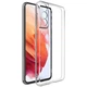 Прозрачный силиконовый чехол накладка Oucase для Samsung Galaxy S21 FE, Transparent - изображение 2