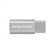 Переходник OTG Borofone BV4 Micro-USB - Type-C, Silver - изображение 2