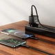 USB кабель HOCO U102 5A 100W 2in1 Type-C to Type-C/Lightning 1.5m, Black - зображення 6