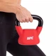 Гиря 4кг тренировочная цельная с PVC покрытием UFC красный UHA-69692 - изображение 9