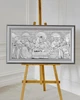Икона серебряная Тайная Вечеря (DM 9330 0290 6S ) 107x61 см - изображение 1