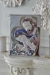 Серебряная икона Святое Семейство (LE 5001 COL) 25*33 см - изображение 4