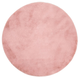 Dywanik HOMLA 750526 FALEN z imitacji futra okrągły 90 cm Różowy (5906496750526) - obraz 1