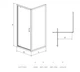Душевая кабина CERSANIT Arteco Pivot 90x90x190 S157-010 прозрачное стекло без поддона - изображение 2