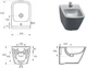 Биде подвесное CERSANIT City Rimless K35-045 - изображение 5