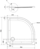 Душевой поддон CERSANIT Tako 90x90 S204-002 - изображение 3