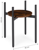 Stojak na kwiaty ModernHome by Multistore ME-ATS08 ozdoby Loft (5905817007806) - obraz 6