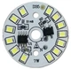 Светодиодный LED-модуль 7Вт, 35мм AC220В плата для ремонта ламп 7Вт, теплый белый - изображение 1