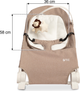 Leżaczek dziecięcy Caretero Pine Brown TERO-80612 (5908310397887) - obraz 11
