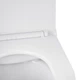 Унитаз подвесной безободковый Kroner Harz WHI493736 RIMLESS с сиденьем Slim Duroplast / Soft-close / Quick relase (KH493736WHIR) - изображение 7