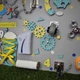 Гігант Бізіборд 100×60 см — розвиваюча Монтессорі дошка з шестернями і лабіринтами - зображення 7