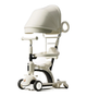 Самокат трансформер для дітей до 5 років CITY LINE Smart Baby 669 з батьківською ручкою, білий колір - изображение 1