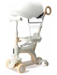 Самокат трансформер для дітей до 5 років CITY LINE Smart Baby 669 з батьківською ручкою, білий колір - изображение 2