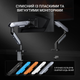Кронштейн для монітора Anda Seat Stealth PRO II 17’’-42’’ White&Gray - зображення 13