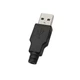 USB-AM - Разъем USB кабельный, штекер тип А, 4 контакта покрытие позолота 24К, корпус- пластик, цвет- черный - изображение 7