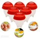 Формы для варки яиц, силиконовые Silicone Egg Boil набор для варки яиц без скорлупы 6 шт - изображение 8