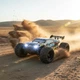 Радиоуправляемая машинка джип багги вездеход 4WD 30см с противоударным корпусом, резиновыми шинами и скоростью до 30 км/ч разноцветный - изображение 2