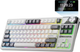 Klawiatura bezprzewodowa RK ROYAL KLUDGE S85 RGB Beige Switch White Night (RK-S85-WHNIGHT-BEGSW-US) - obraz 1