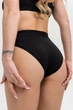 Хлопковый комплект нижнего белья Basic Fit топ-бра и трусики-слипы Черный XL - изображение 4