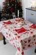 Новорічна скатертина на стіл ПРОВАНС NOEL, 120х136см 042172 - зображення 2