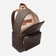 Рюкзак жіночий 9 л вміщує формат А4 Michael Kors Tanner Md Backpack 30T5GTNB2B 252 Темно-коричневий (800070349101) - зображення 5