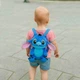 Дитячий м’який рюкзак Стіч Інопланетянин 25×18 см — синій плюшевий рюкзачок для хлопчика і дівчинки - зображення 6
