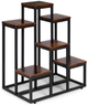 Підставка для квітів у горщиках ModernHome by Multistore ME-ATS20 6 полиць у стилі Лофт (5905817007752) - зображення 1
