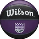 Баскетбольный мяч Wilson NBA TEAM TRIBUTE SACRAMENTO KINGS фиолетово-черный Размер 7 WTB1300XBSAC - изображение 1