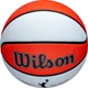 Баскетбольный мяч Wilson WNBA AUTHENTIC SERIES OUTDOOR оранжево-белый Размер 6 WTB5200XB06 - изображение 4