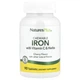 Железо с витамином С Nature's Plus (Iron with Vitamin C) 90 жевательных таблеток со вкусом вишни - изображение 1