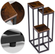 Підставка для квітів у горщиках ModernHome by Multistore ME-ATS14 3 полиці у стилі Лофт (5905817007691) - зображення 5