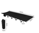 Складная походная кровать 192 × 65 см Раскладушка Solve Black KT6005802 - изображение 1