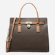Torba shopper damska duża Michael Kors 30F5GNXS3B-252 Brązowa - obraz 1