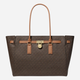 Torba shopper damska duża Michael Kors 30F5GNXT3B-252 Brązowa - obraz 1