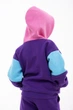 Детский спортивный утепленный костюм Kindamor Warm Beauty Purple для девочки, флис 122 см фиолетовый с розовым - изображение 7