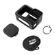 Силиконовый защитный чехол для GoPro Hero 13 Black + ремешок + крышка, чёрный (806731-2) - изображение 1
