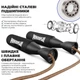 Скакалка шкіряна PowerPlay 4214 Leather Jump Rope Чорна 2.75 см. - зображення 6