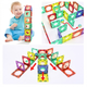 Klocki Magnetyczne Woopie 3D Zestaw Edukacyjny, Tor Kulkowy, 126 elementów (5906280654955) - obraz 2