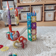 Klocki Magnetyczne Woopie 3D Zestaw Edukacyjny, Tor Kulkowy, 126 elementów (5906280654955) - obraz 3